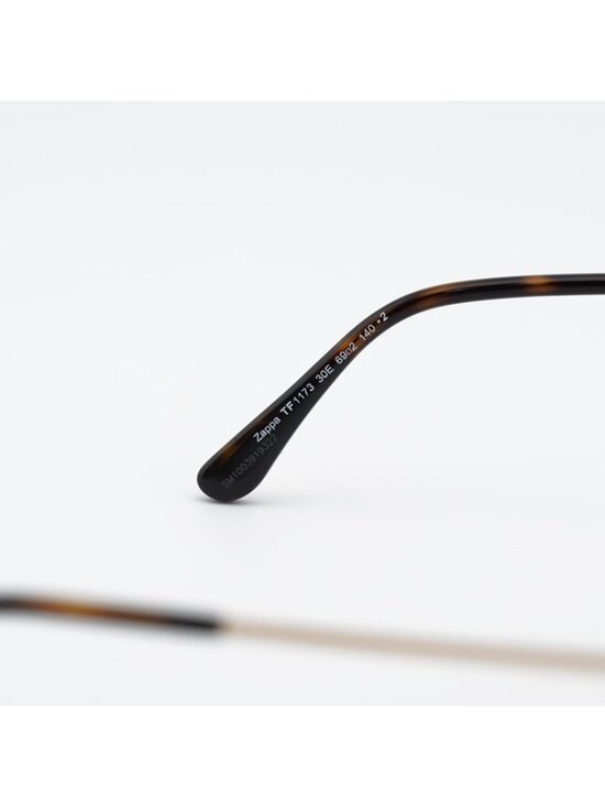 Tom Ford Zappa FT1173 30E Sunglasses Gold Shield Frame, Brown Lenses